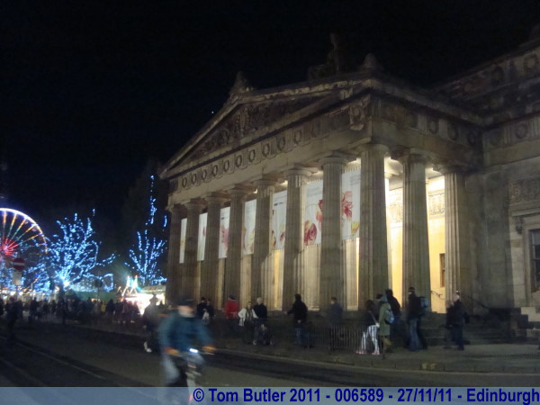 Photo ID: 006589, The front of the National Gallery, Edinburgh, Scotland