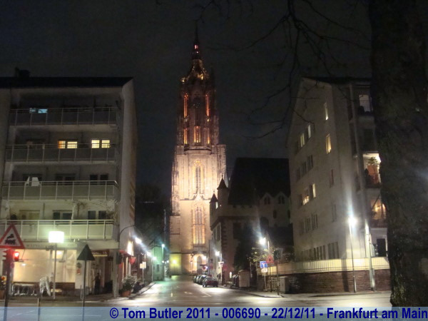 Photo ID: 006690, The Dom at night, Frankfurt am Main, Germany