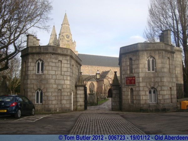 Photo ID: 006723, The entrance way to St Machar's Cathedral, Old Aberdeen, Scotland