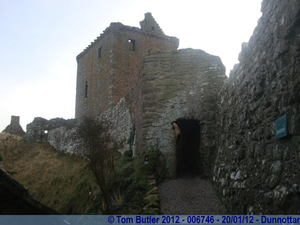 Photo ID: 006746, Approaching the Keep, Dunnottar, Scotland