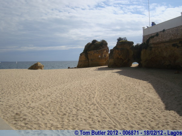 Photo ID: 006871, On the town beach, Lagos, Portugal