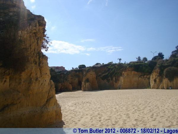 Photo ID: 006872, Beach and cliffs, Lagos, Portugal