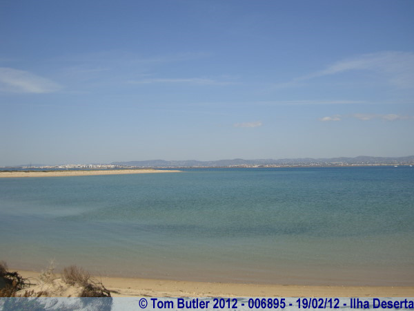 Photo ID: 006895, Looking across the lagoon, Ilha Deserta, Portugal