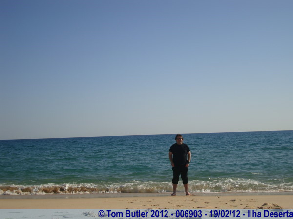 Photo ID: 006903, Paddling in the North Atlantic, in February, Ilha Deserta, Portugal