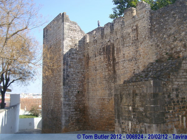Photo ID: 006924, The bulk of the castle, Tavira, Portugal