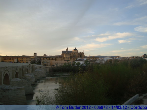 Photo ID: 006978, Looking across the river to the Mezquita, Crdoba, Spain