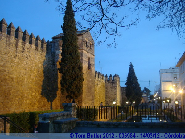 Photo ID: 006984, City Walls at dusk, Crdoba, Spain