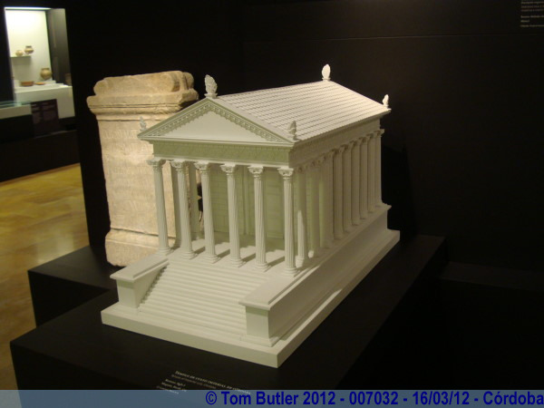 Photo ID: 007032, Model of the Roman Temple, Crdoba, Spain