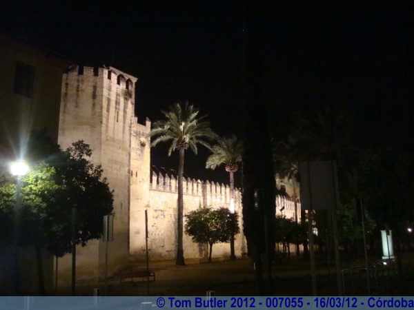 Photo ID: 007055, The Alczar at night, Crdoba, Spain