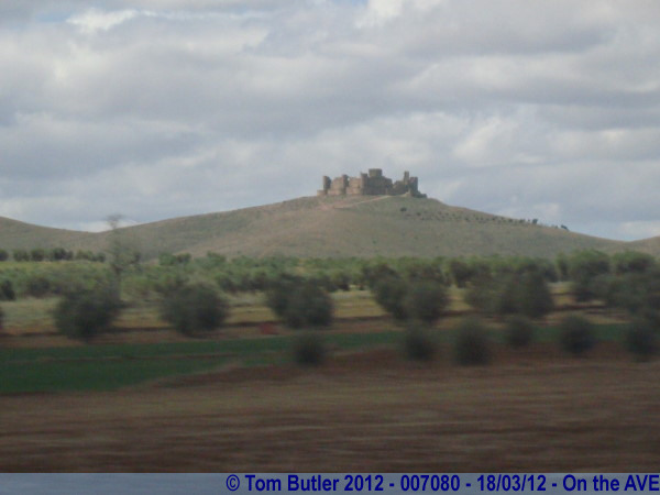Photo ID: 007080, A castle near Toledo, On the AVE, Spain