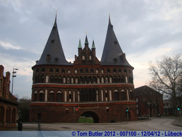 Photo ID: 007100, The back of the Holstentor, Lbeck, Germany