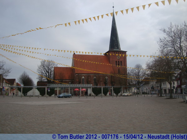 Photo ID: 007176, The church and town hall square, Neustadt (Holst.), Germany