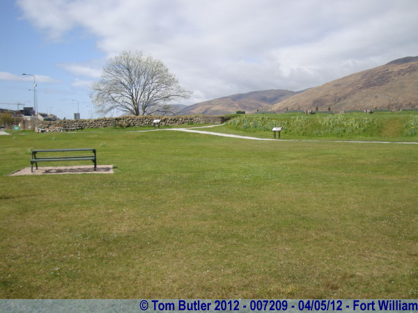 Photo ID: 007209, In the remains of the Fort, Fort William, Scotland