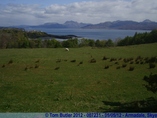 Photo ID: 007231, Looking down on the Sound of Sleat, Armadale, Skye, Scotland