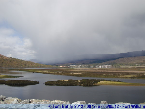 Photo ID: 007236, The weather comes in from Corpach, Fort William, Scotland