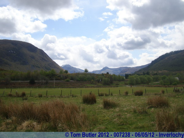 Photo ID: 007238, Looking up a mountain valley, Inverlochy, Scotland