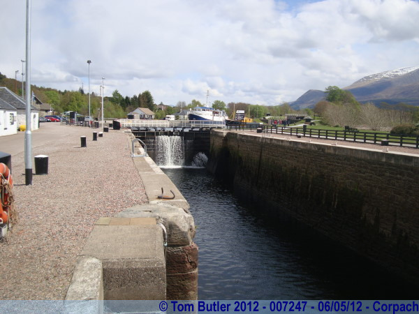 Photo ID: 007247, The final lock gates between the canal and the sea, Corpach, Scotland