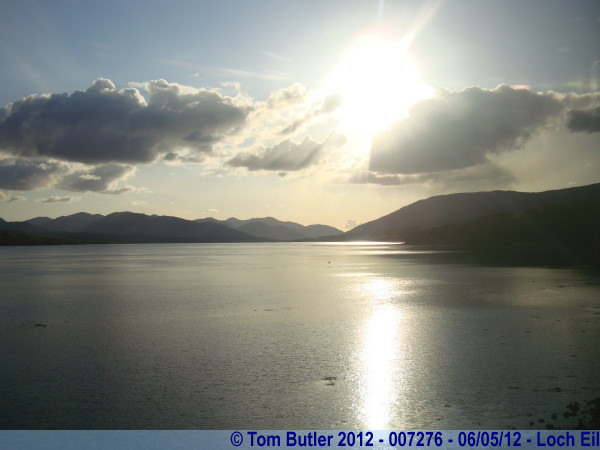 Photo ID: 007276, The sun shines on Loch Eil, Loch Eil, Scotland