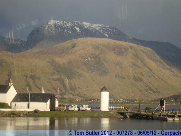 Photo ID: 007278, The lighthouse at the end of the Caledonian Canal, Corpach, Scotland