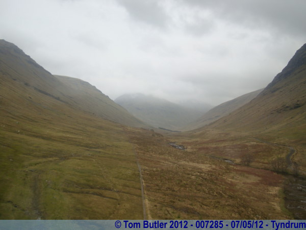 Photo ID: 007285, Looking up the valley, Tyndrum, Scotland