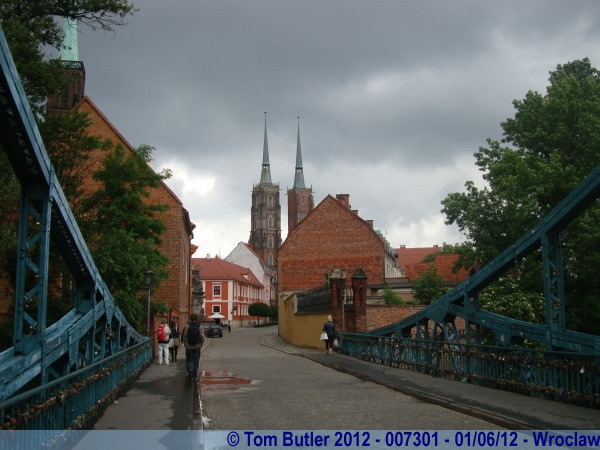 Photo ID: 007301, Approaching Cathedral Island, Wroclaw, Poland