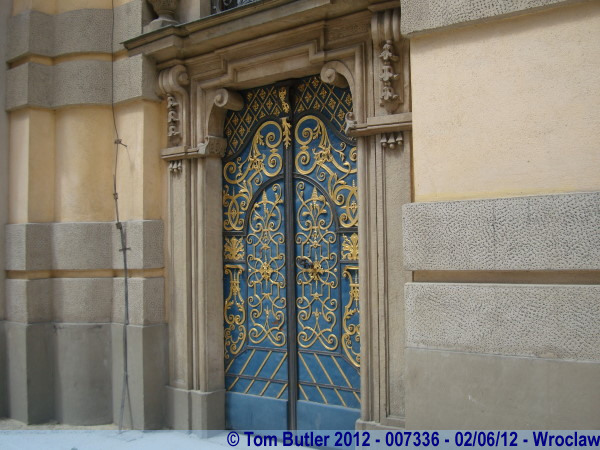 Photo ID: 007336, Doorway to the university, Wroclaw, Poland