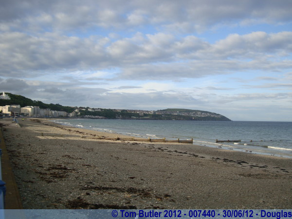 Photo ID: 007440, The beach in the evening sun, Douglas, Isle of Man
