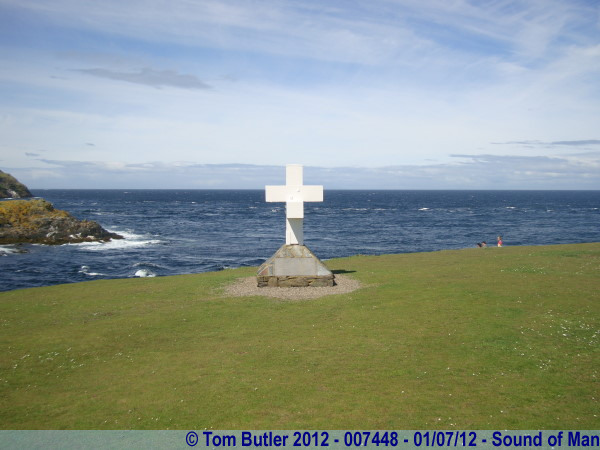 Photo ID: 007448, A cross at the end of Man, Sound of Man, Isle of Man