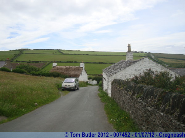 Photo ID: 007452, Approaching Cregneash Folk Village, Cregneash, Isle of Man
