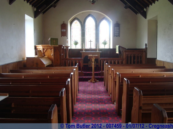 Photo ID: 007459, In the church, Cregneash, Isle of Man