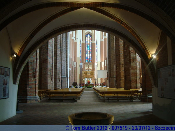 Photo ID: 007519, Inside the cathedral, Szczecin, Poland