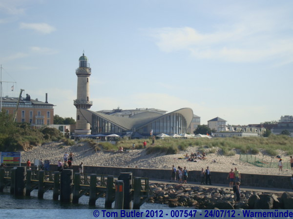 Photo ID: 007547, The Teepot and lighthouse, Warnemnde, Germany