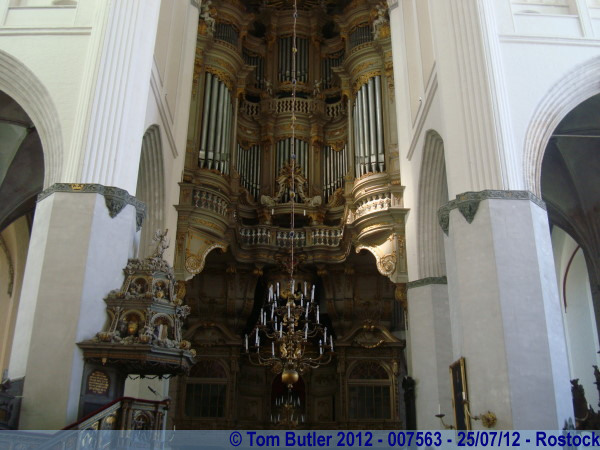 Photo ID: 007563, Inside the Marienkirche, Rostock, Germany
