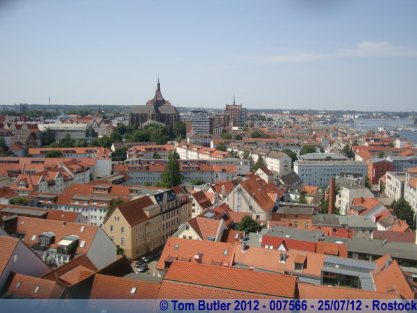 Photo ID: 007566, Looking across Rostock from the Petrikirche, Rostock, Germany
