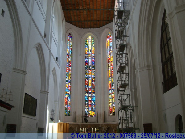 Photo ID: 007569, Inside the Petrikirche, Rostock, Germany