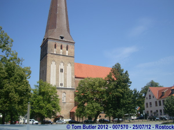Photo ID: 007570, The Petrikirche and Alter Markt, Rostock, Germany