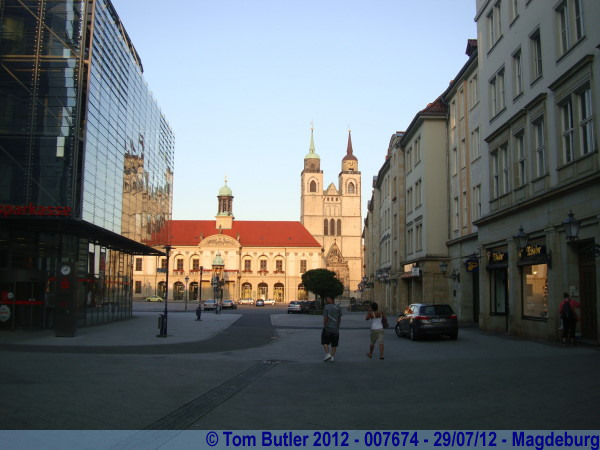 Photo ID: 007674, Approaching the town hall, Magdeburg, Germany