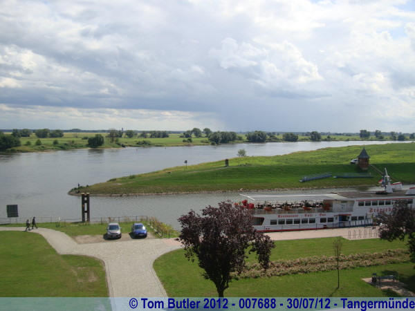 Photo ID: 007688, The Tanger joining the Elbe, Tangermnde, Germany
