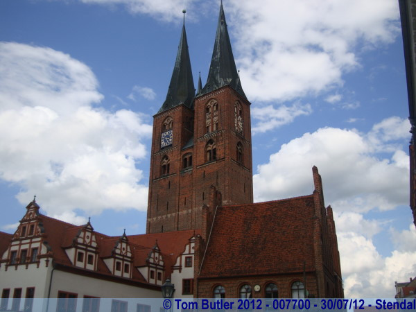 Photo ID: 007700, The towers of the Marienkirche, Stendal, Germany