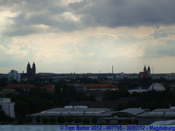 Photo ID: 007705, Looking across the city, Magdeburg, Germany