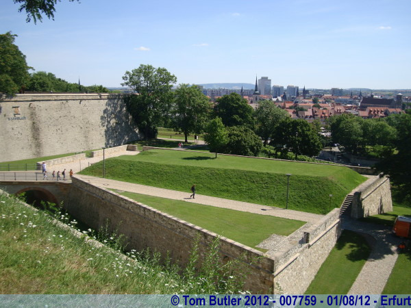 Photo ID: 007759, On the walls of the fortress, Erfurt, Germany
