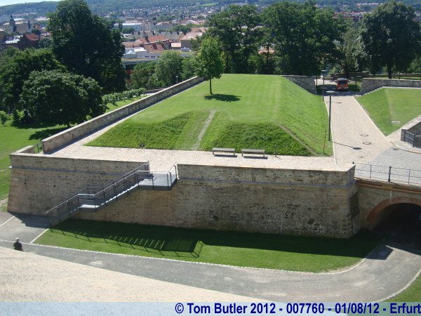 Photo ID: 007760, Bastions of Zitadelle Petersberg, Erfurt, Germany