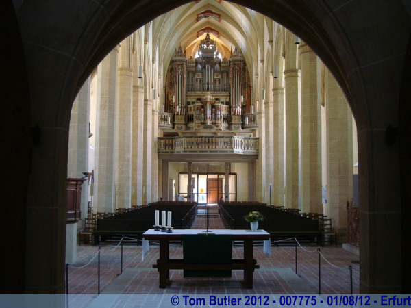 Photo ID: 007775, Inside the Predigerkirche, Erfurt, Germany