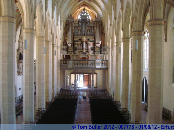 Photo ID: 007776, Inside the Predigerkirche, Erfurt, Germany