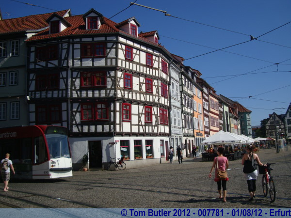 Photo ID: 007781, In the Domplatz, Erfurt, Germany