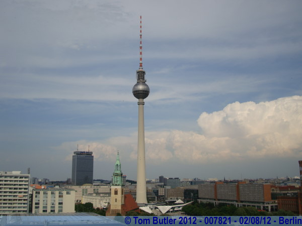 Photo ID: 007821, The full height of the TV Tower, Berlin, Germany