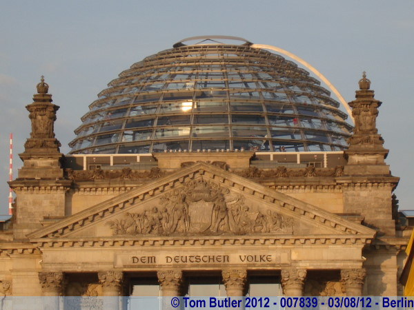 Photo ID: 007839, The dome of the Reichstag, Berlin, Germany