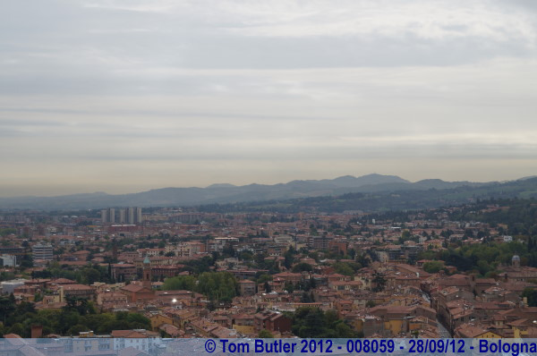 Photo ID: 008059, The Apennines in the distance, Bologna, Italy