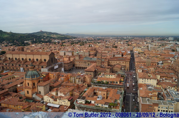 Photo ID: 008061, Looking across to the Piazza Maggiore, Bologna, Italy