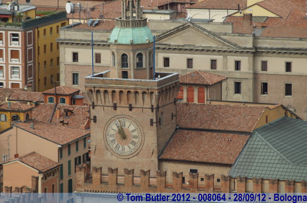 Photo ID: 008064, The tower of the Palazzo D'Accursio, Bologna, Italy